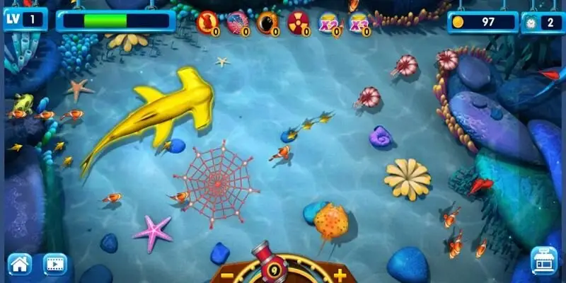 Ppvip Fishing gameplay control interface